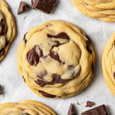 Delicious chocolate chip cookies baked to perfection with a simple recipe.