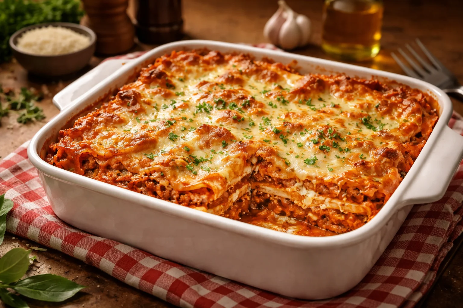 Homemade Lasagna (Family-Style)
