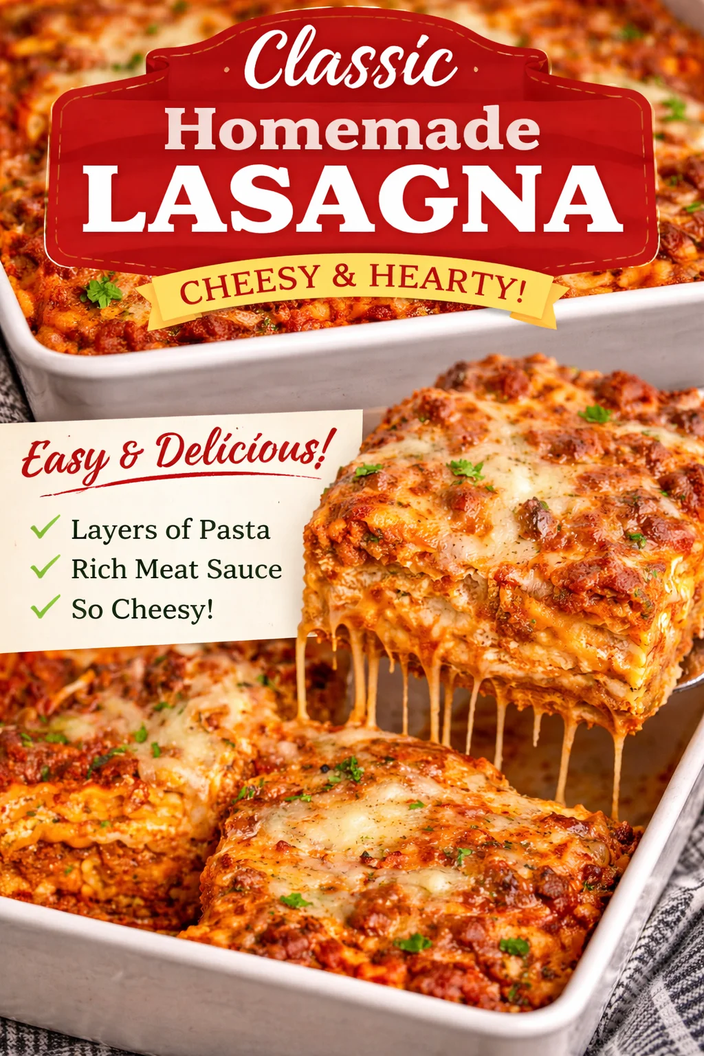 Homemade Lasagna (Family-Style)