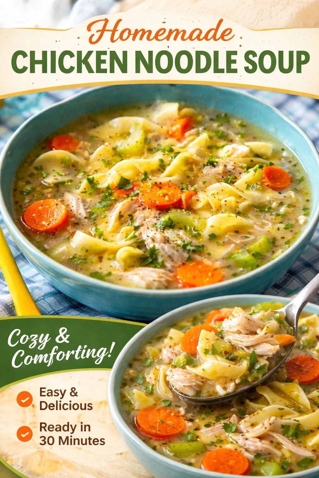 Instant Pot Chicken Noodle Soup