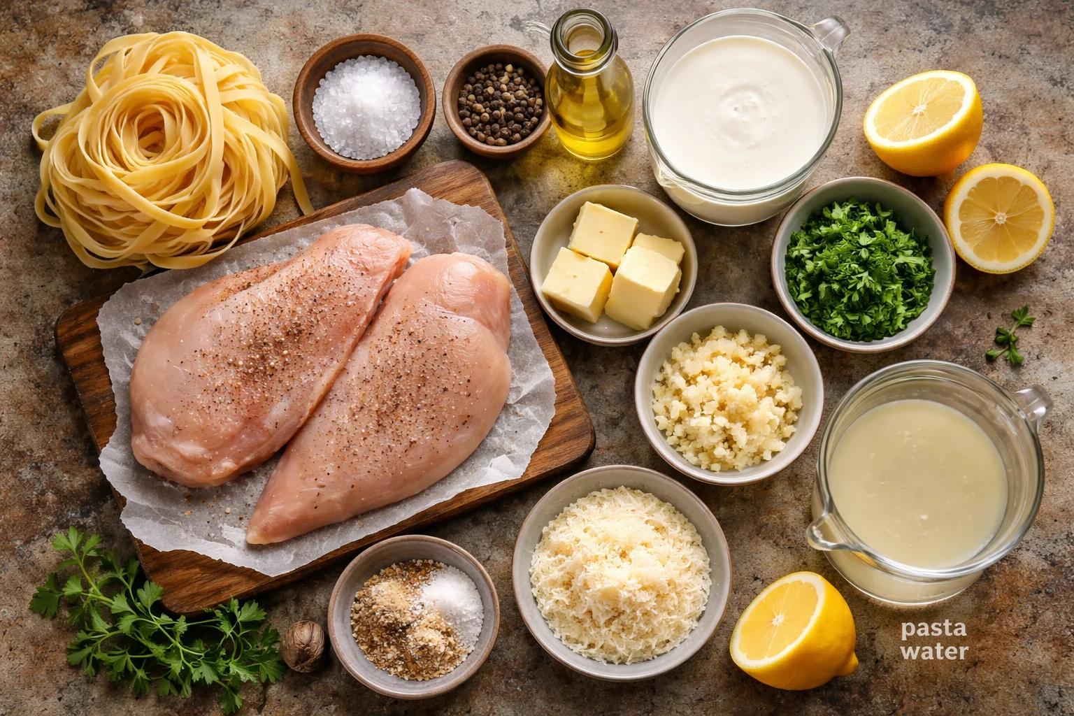 Creamy Chicken Alfredo Pasta