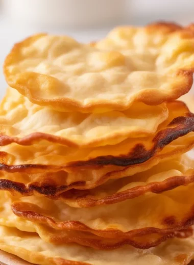 Crunchy high-protein Cottage Cheese Chips for a healthy snack alternative.