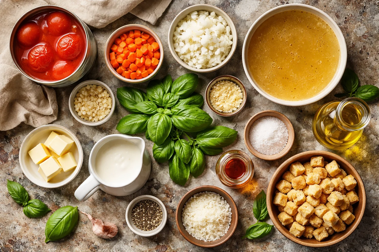 Deliciously Cozy Creamy Tomato Basil Soup You'll Love