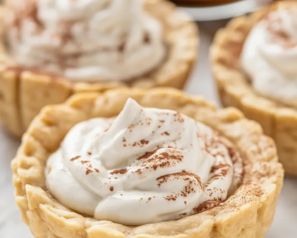 Delicious Tiramisu Cookie Cups with mascarpone filling and coffee flavor