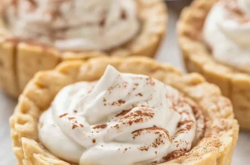 Delicious Tiramisu Cookie Cups with mascarpone filling and coffee flavor