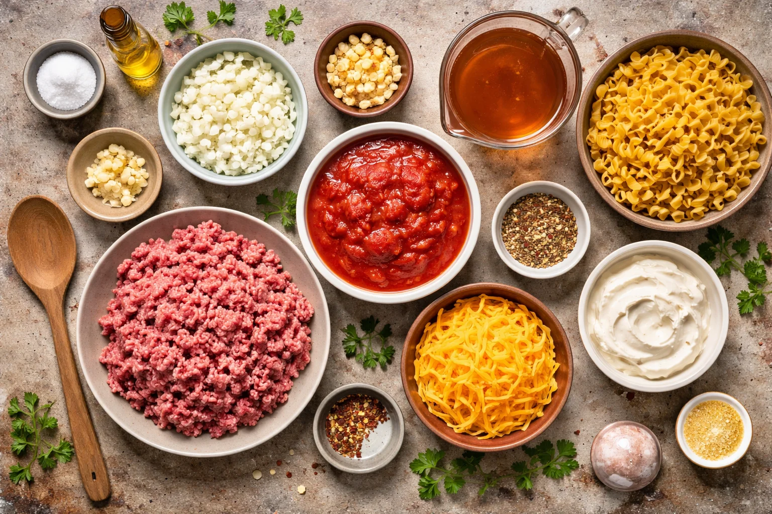 One-Pot Beef and Noodle Skillet