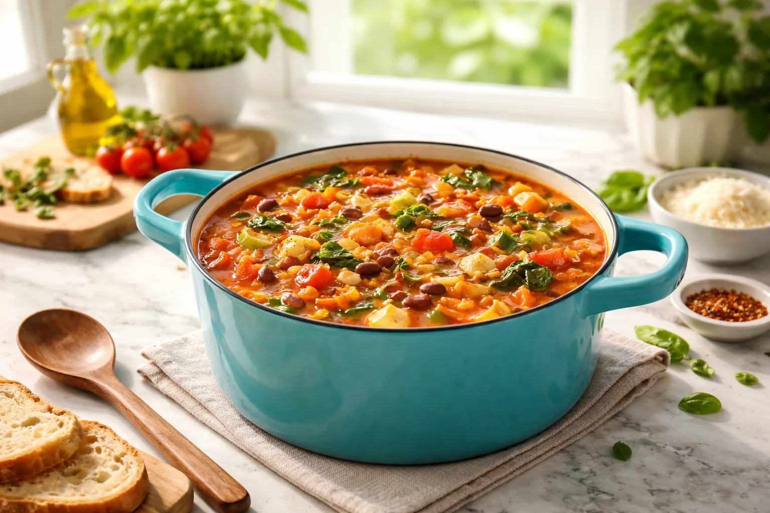 Warm and Cozy Minestrone Soup to Savor This Winter