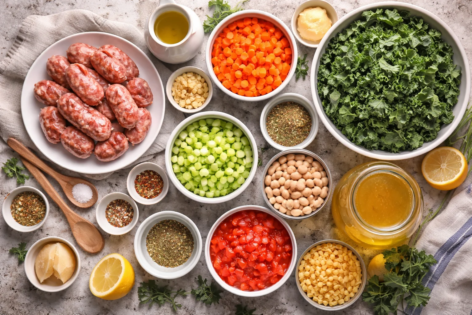 Warm and Hearty Sausage and Kale Soup for Chilly Days