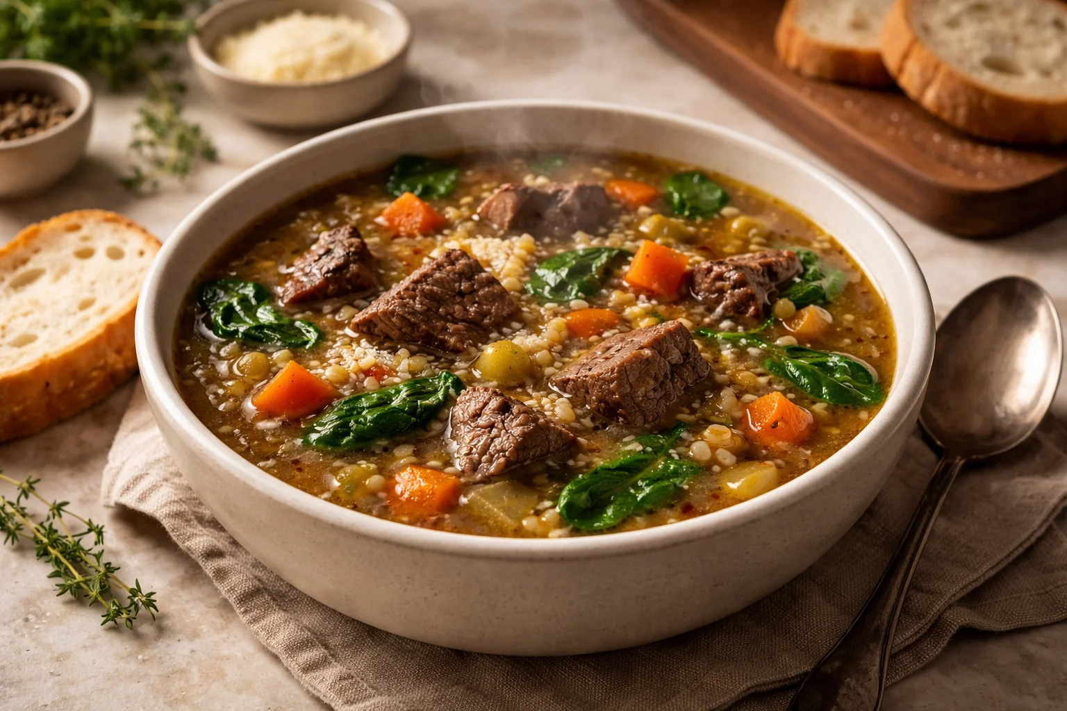 Warm Up with Hearty Beef and Barley Soup for Cozy Nights