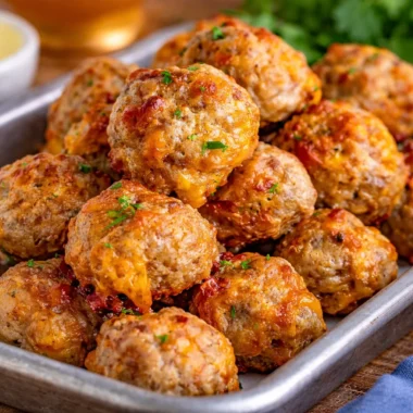 Plate of delicious Spicy Mexican Donkey Balls with cheese and jalapeños