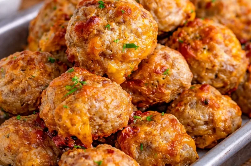 Plate of delicious Spicy Mexican Donkey Balls with cheese and jalapeños