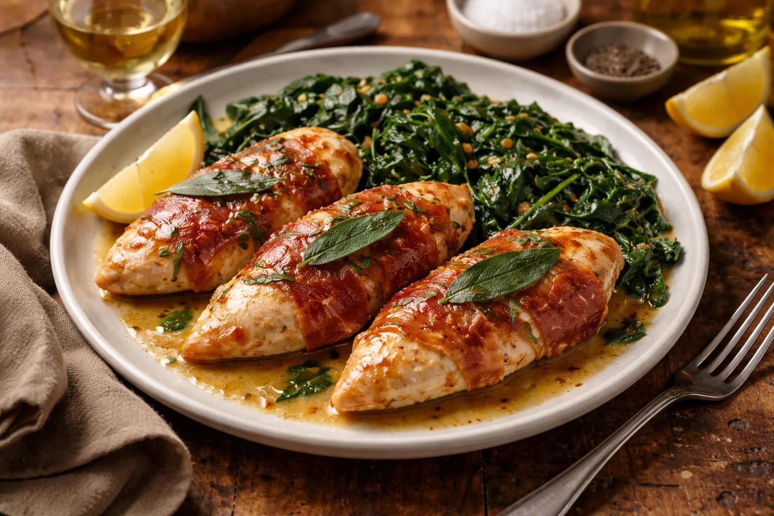 Italian Chicken Saltimbocca
