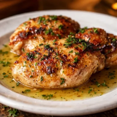 Delicious Chicken Christopher from Morton's Steakhouse served on a plate.