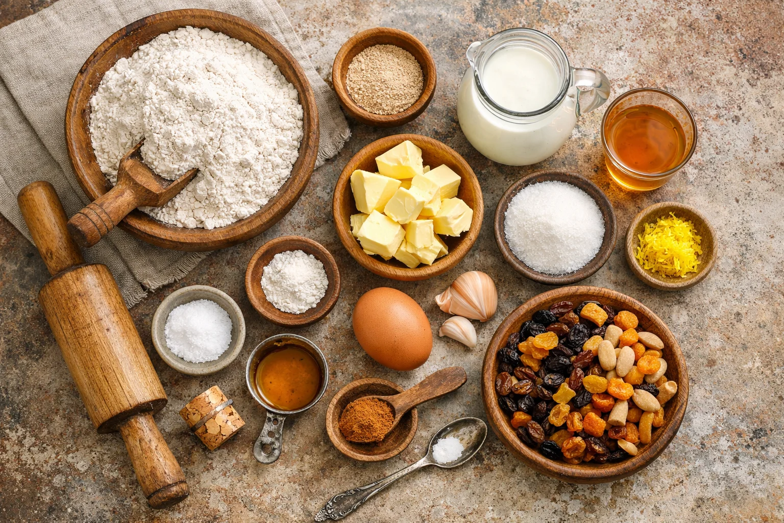 Traditional Bremer Klaben – German Christmas Fruit Bread Recipe