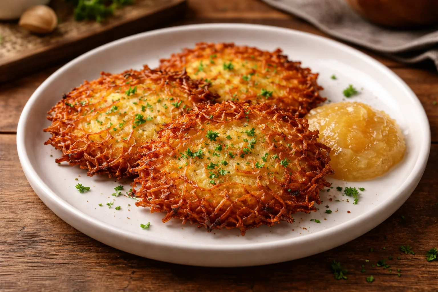 Crispy German Potato Pancakes Recipe (Kartoffelpuffer)