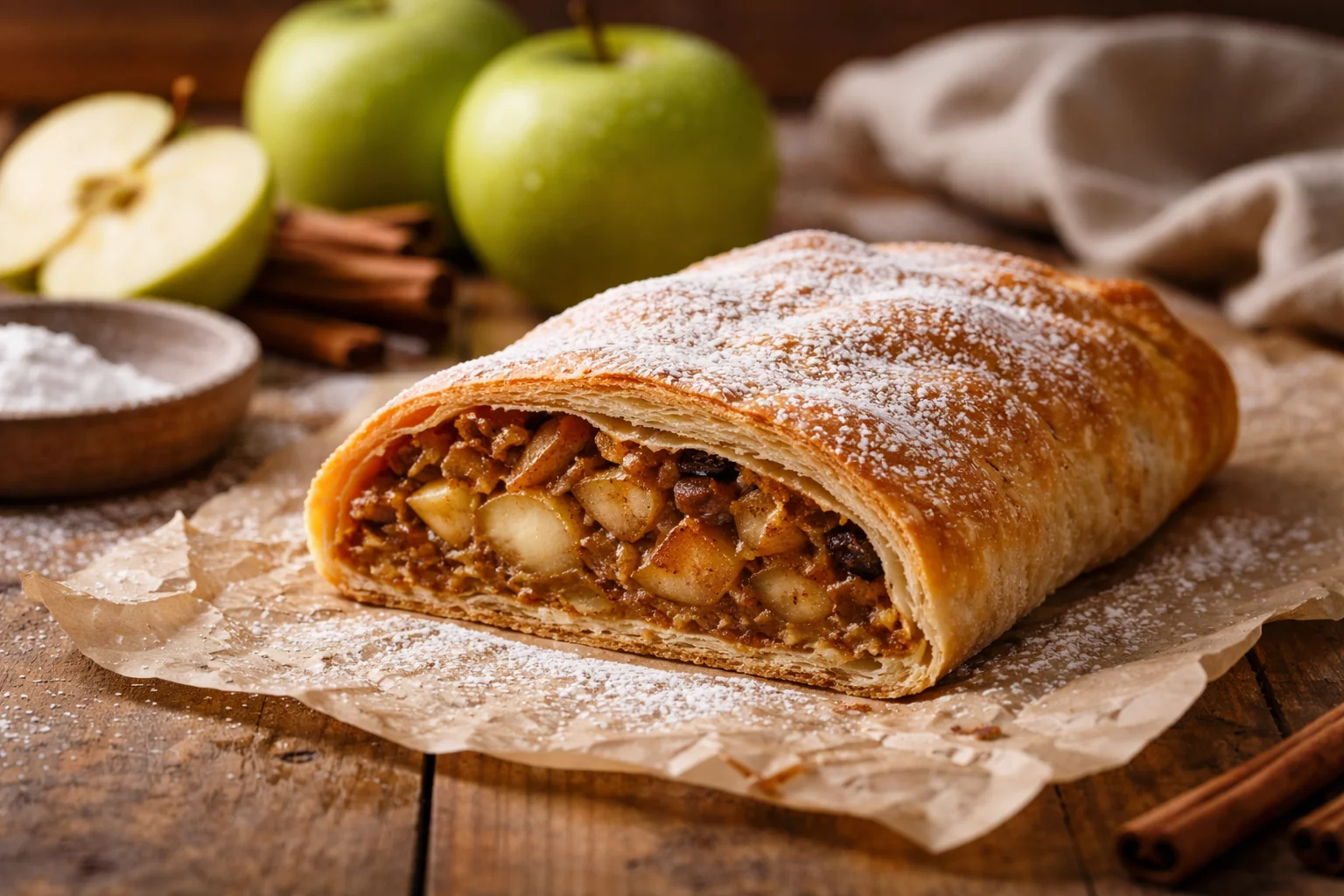 German Apple Strudel (Apfelstrudel) Recipe