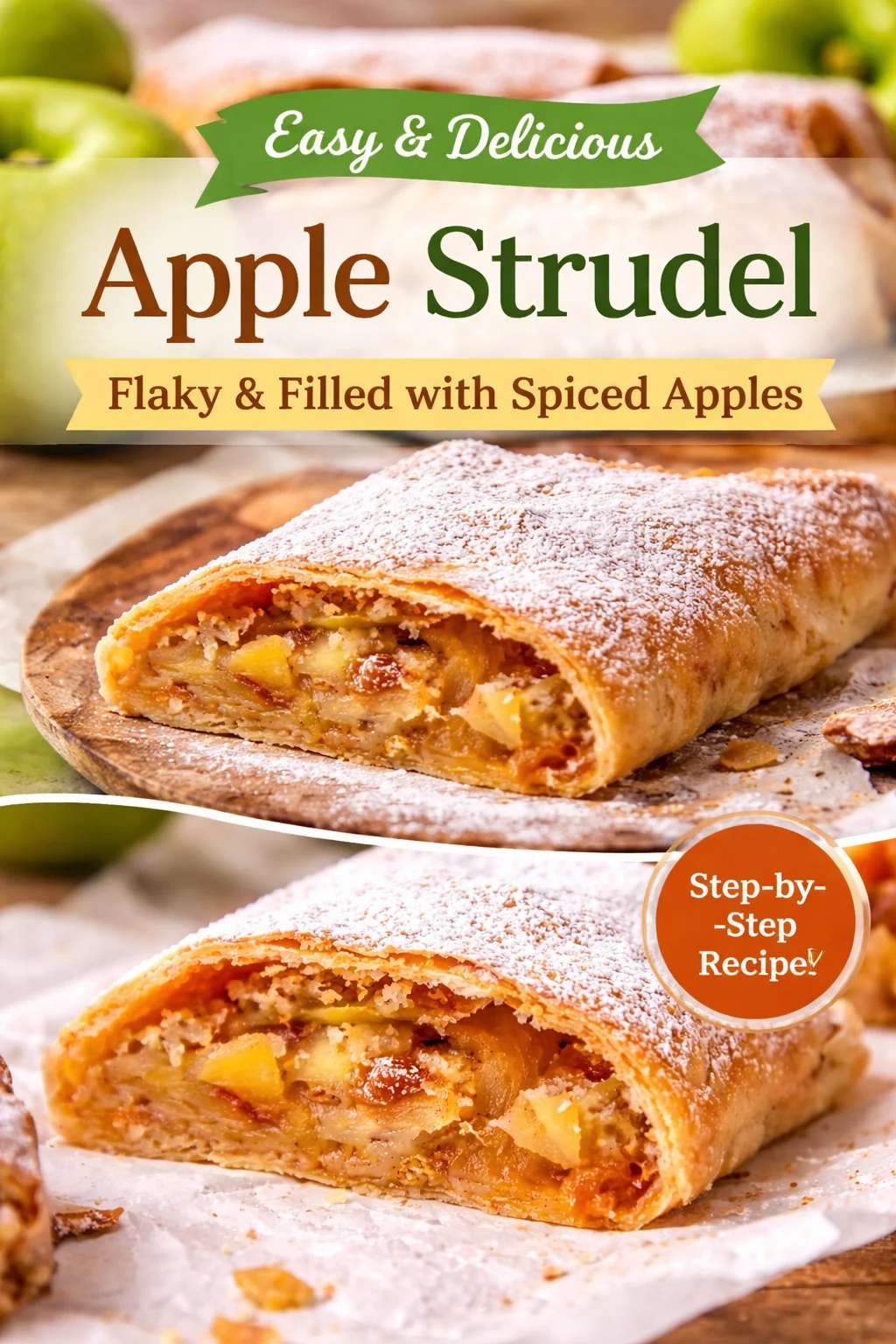 German Apple Strudel (Apfelstrudel) Recipe