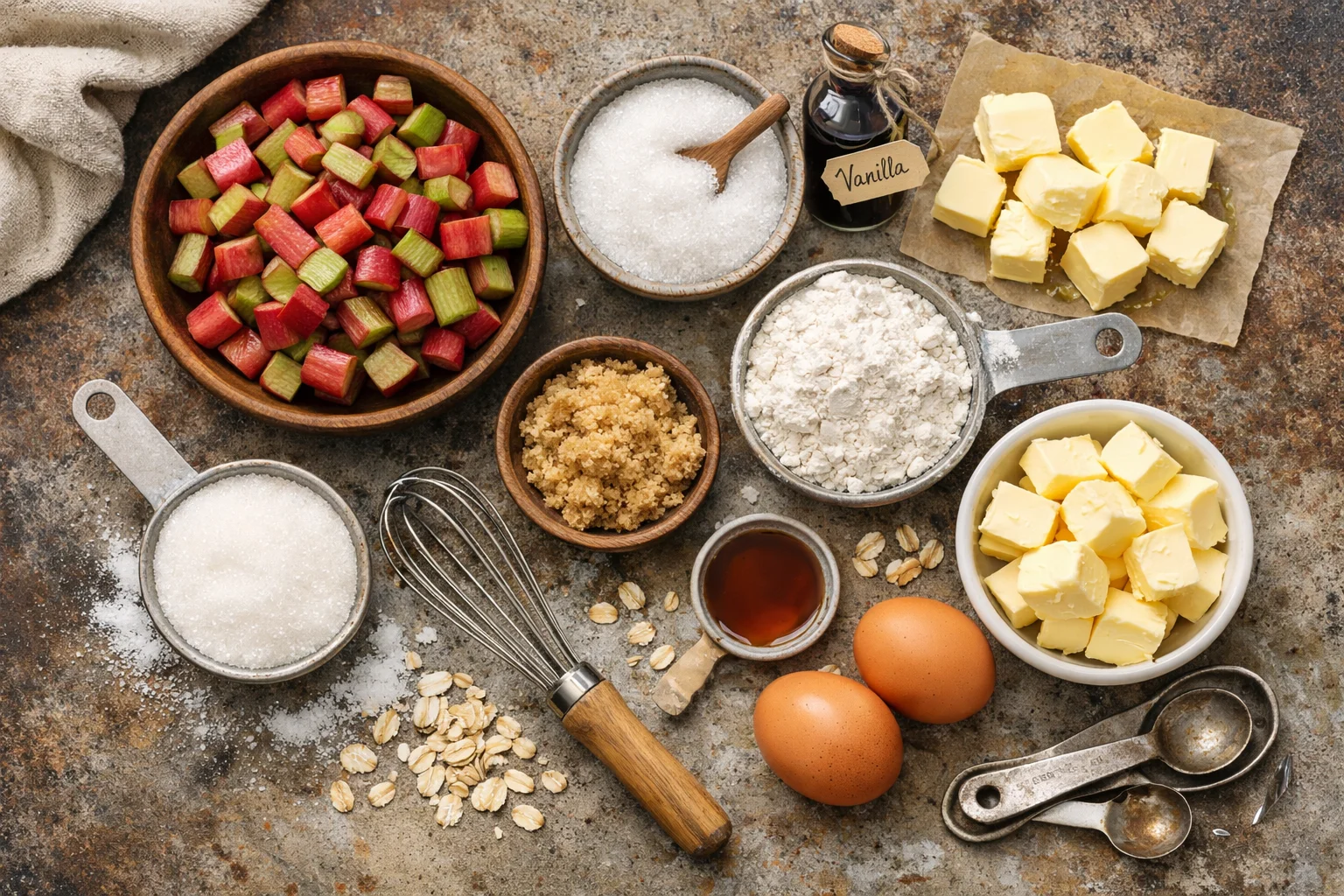 Deliciously Easy German Rhubarb Streusel Cake Recipe (Rhabarber Streuselkuchen)