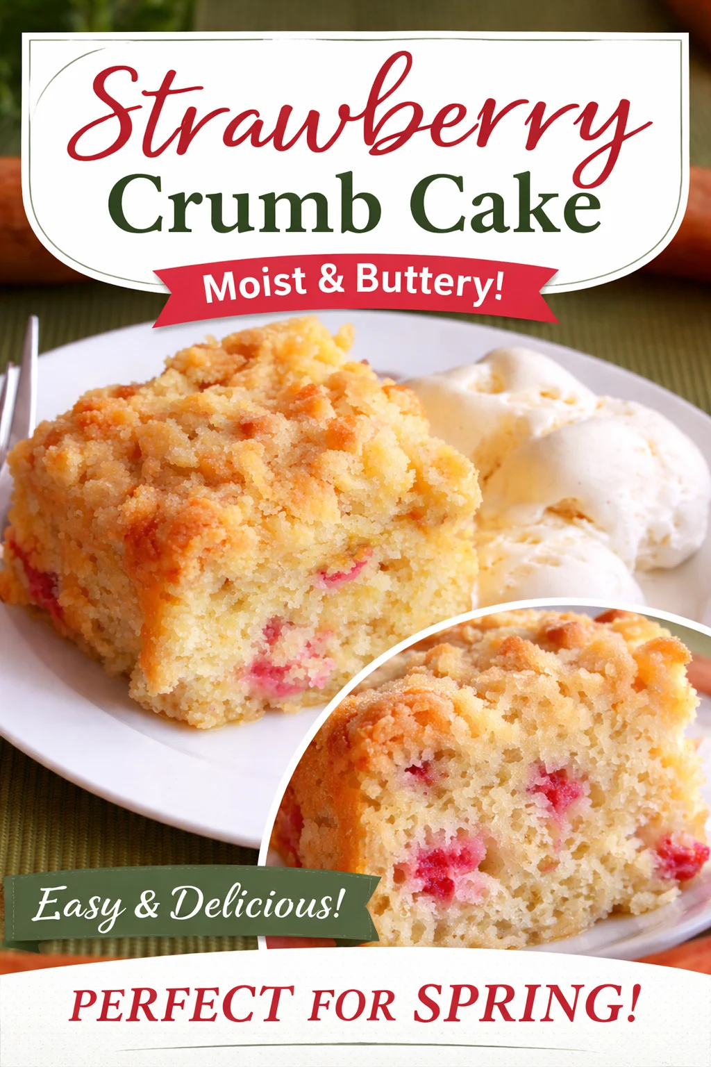 German Rhubarb Streusel Cake Recipe (Rhabarber Streuselkuchen)