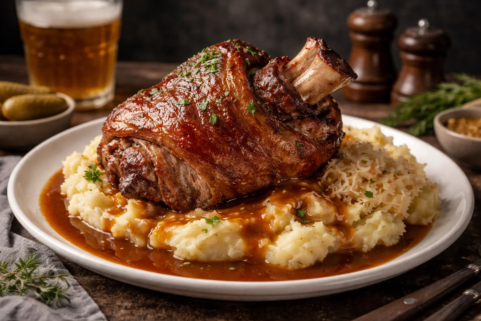 Traditional German Pork Knuckle Recipe – Schweinshaxe